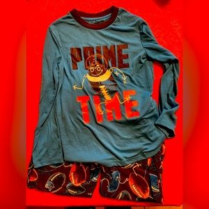 Boys pajama set: long sleeve top and pants